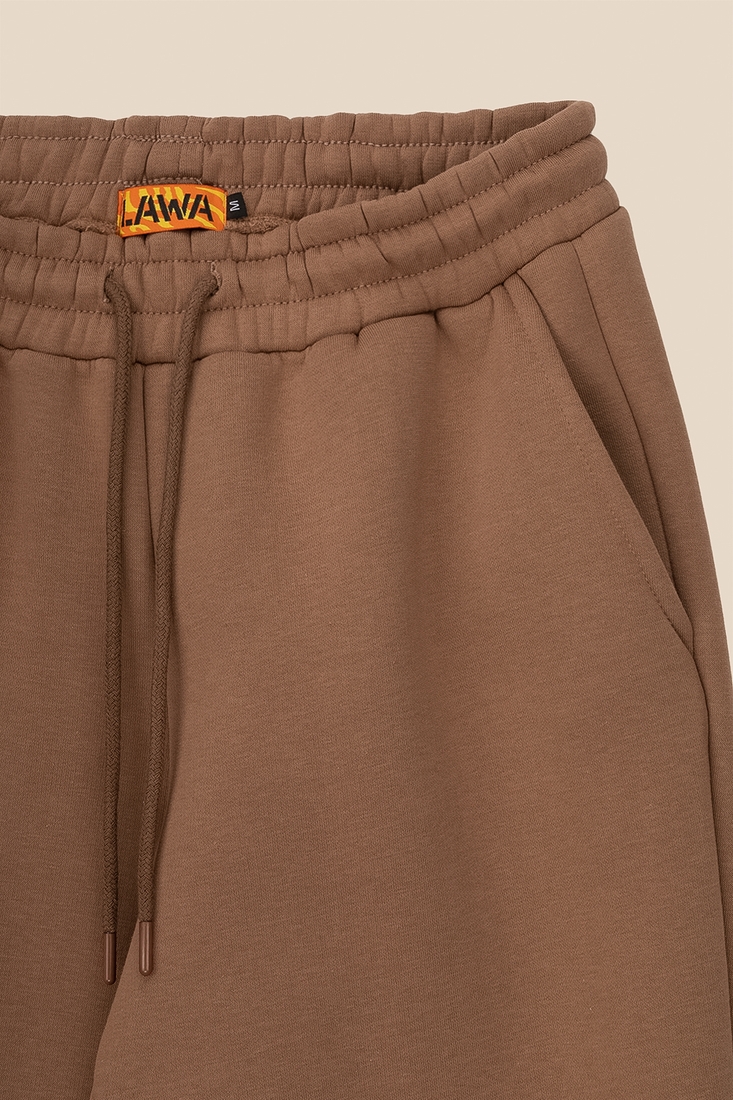 Фото Спортивные брюки однотонные мужские LAWA MBC02307 3XL Бежевый (2000990281081W)(LW)