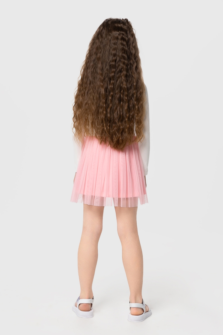 Фото Сукня з принтом для дівчинки Pop Fashion 7344 110 см Молочний (2000990158130D)
