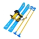 Детские лыжи с палками ТехноК 3350 Голубой (2400496571011)